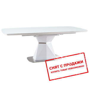 Стол раскладной Signal Cortez 160x90/210 Белый мат...